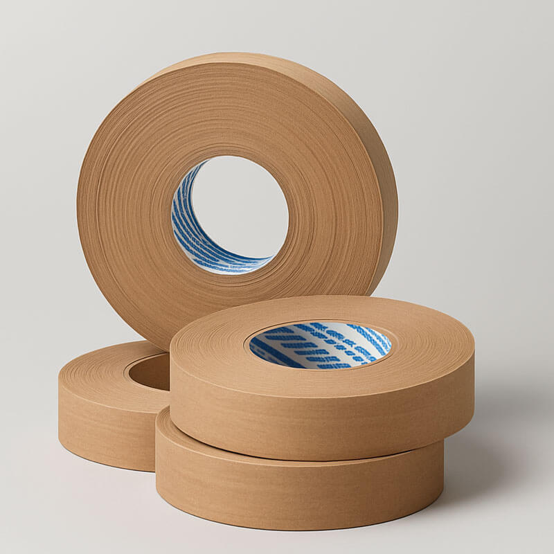 Rollos de cinta adhesiva de papel kraft para sellado de cajas